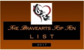 THE BRAVEARTS TOP TEN LIST - 2017 | CLICK THE POST TITLE HYPERLINK EMBEDDED AFTER THE WORDS “PUBLISHED... IN…” TO READ SOURCE POST