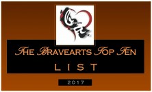 THE BRAVEARTS TOP TEN LIST - 2017 | CLICK THE POST TITLE HYPERLINK EMBEDDED AFTER THE WORDS “PUBLISHED... IN…” TO READ SOURCE POST
